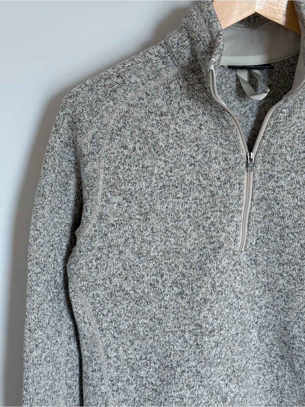 Patagonia Women’s Better Sweater 1/4 Zip Fleece Pullover Birch White Medium - Picture 6 of 14